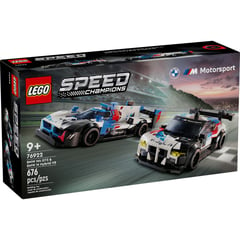 LEGO - 76922 Coches de Carreras BMW M4 GT3 y BMW M Hybrid V8