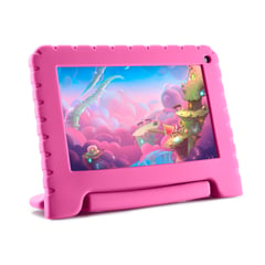 MULTILASER - Tablet Kid Pad 32 GB + 2 GB de RAM - Rosa