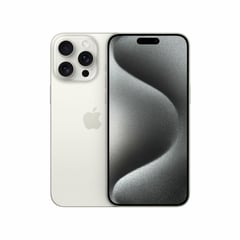 APPLE - iPhone 15 Pro 256GB CHIP FISICO - WHITE TITANIUM