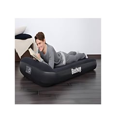 BESTWAY - Colchón Inflable Eléctrico 1 1/2 Plz de 191 x 97x 46cm