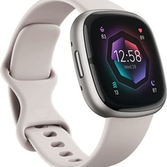 Sense 2 Health & Fitness Smartwatch Lunar WhitePlatinum