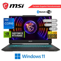 Laptop CYBORG 15 A12VF Intel Core i7-12650H 16GB 512GB 15.6"FHD RTX4060 8GB 144Hz