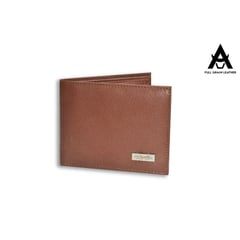 FULL GRAIN LEATHER - BILLETERA PARA HOMBRE COLOR MARRON -