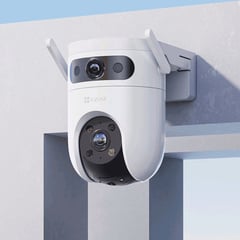 EZVIZ - CÁMARA DE SEGURIDAD EXTERIOR WIFI DOBLE LENTE H9C