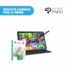 HUION - Tableta Android Kamvas Slate 10 - Con Clip Studio Paint Pro Por 1 Año