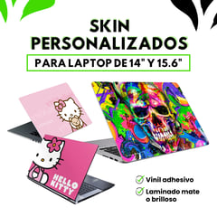 GENERICO - Skin personaizado para laptop de 14 y 15 PULGADAS