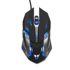 ARGOM TECH - Mouse Gamer Rainbown Light 6 Botones MS40