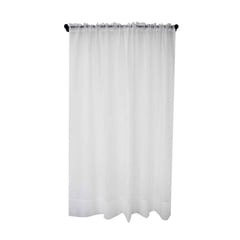 OEM - Cortina de Velo Blanco 140x230cm - Elegancia y Ligereza en tu Hogar - Blanco - 140X220CM