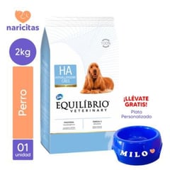 EQUILIBRIO - PERRO VETERINARY ADULTO HIPOALERGÉNICO 2KG