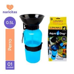 AQUA - BEBEDERO TRANSPORTABLE TOMA TODO PORTATIL DOG 500ML