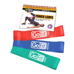 GENERICO - BANDAS GOFIT POWER LOOP 3 BANDAS LIGERO, MEDIANO, PESADO