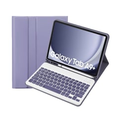 RENVMEXY - Tablet Teclados Funda A09B Morado Para Galaxy Tab A9 Plus 11 Pulgadas