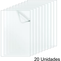 GYPSYZONE - Acrilico transparente A4 2mm X 20 Unidades