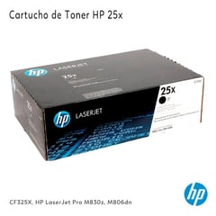 HP - Tóner 25X CF325X para M830z M806dn original