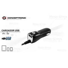 CONCEPTRONIC - CARGADOR USB 1pt para Automovil 5V