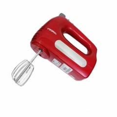 PRIMA - Batidora de Mano 6 velocidades 400watts Rojo