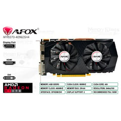 XFX - RADEON R9 370 4GB 256 bit AFOX GDDR5