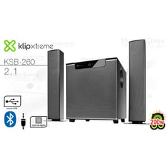 KLIP XTREME - PARLANTE BT KLIP KSB-260 Zynk 200w Barra 21