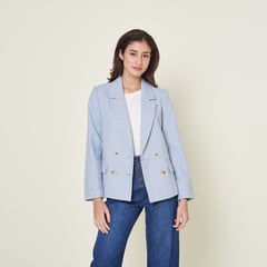 EXIT - Blazer Nala Celeste Mujer