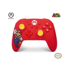 Mando Pro Controller Super Mario Rojo Power A Switch