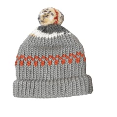 IDEAS PERFECTAS - Gorro Gris Ovejita de Lana