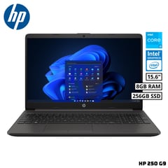 HP - LAPTOP 250 G9 15.6 HD INTEL CORE i3-1215 8GB RAM 256GB SSD