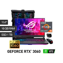 Laptop Gamer ROG Strix G15 15.6" WQHD, AMD Ryzen 9 6900HX 16GB 1TB SSD RTX 3060 6GB Windows 11 Home