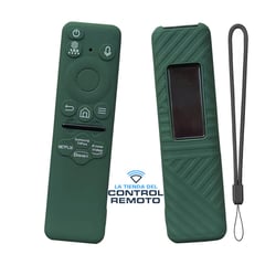 CASE - Protector Silicona Para Control Samsung Solar 2024 BN59-01432 - Verde