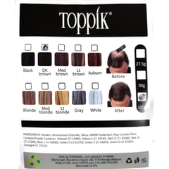 TOPPIK - Fibra Capilares Repuesto 100gr Castaño Oscuro