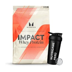 MYPROTEIN - Proteína Impact Whey Protein 2.5 Kg Vainilla +Shaker