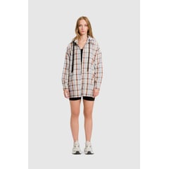 NOW - Camisa Oversize Fit Casidi - Perla