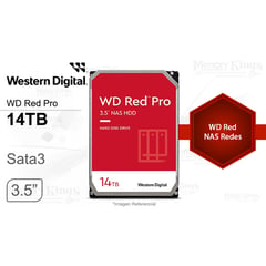 WD - DISCO DURO 35 14TB RED PRO NAS 512MB