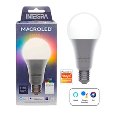 GENERICO - Foco Smart 12W LED RGB+W compatible con Google Assistant Alexa y Siri