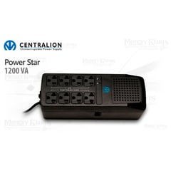 CENTRALION - ESTABILIZADOR 1200VA600W 8-Tomas1pt-USB