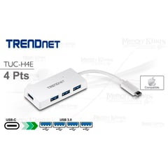 TRENDNET - HUB USB-C TUC-H4E 4pt-USB-A 1pt-USB-C P-M
