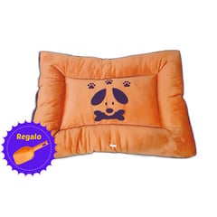 GENERICO - Cama para Mascotas Antialérgica Naranja