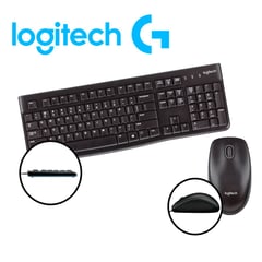 LOGITECH - Kit Teclado Y Mouse Logitech MK120 Alambrico USB