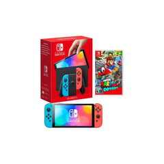 NINTENDO - Consola Switch Oled Neón Mario Odyssey