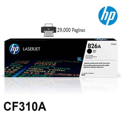 HP - Cartucho de Toner CF310A Negro 826A