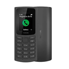 NOKIA - CELULAR 105 4G RADIO FM NEGRO