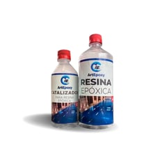 ARTEPOXY - KIT DE RESINA EPOXICA PARA PISOS 1Kg