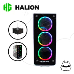 HALION - CASE GAMER SPARTA 842 500W RGB VT.FANx4