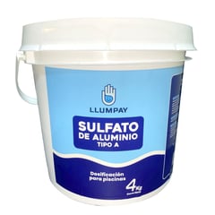 LLUMPAY - Sulfato de Aluminio en balde de 4kg