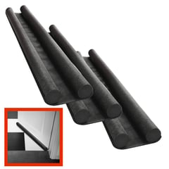 GENERICO - Pack de 3 Burletes Flexible de Espuma 95cm Protección de Puerta