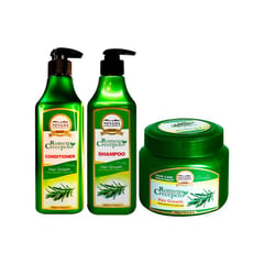 NEVADA NATURAL PRODUCTS - Shampoo y Acondicionador 520ml + Cremero 380Gr Romero Crecepelo