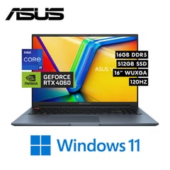 ASUS - Laptop Asus VivoBook Pro16 K6602VV  Intel Core i9 13900H 16GB 512GB RTX4060 8GB 16” WUXGA 120Hz W11