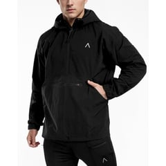 ALPHA FIT - Casaca cortaviento hombre impermeable - Casaca hombre deportiva