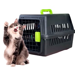 IMPORTADO MC - Transportador para Gatos y Perros - Kennel L50 NEGRO