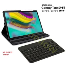 GENERICO - Funda Case + Teclado Bluetooth para Samsung Tab S9 FE 10.9 SM-X510