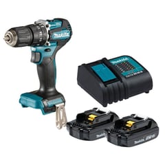 MAKITA - Taladro Percutor LXT 18V 1/2" 40Nm BL 2 Bat x 1.5Ah